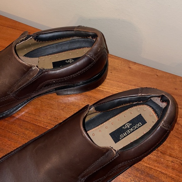 Dockers reliant loafers wide brown leather - Picture 2 of 9